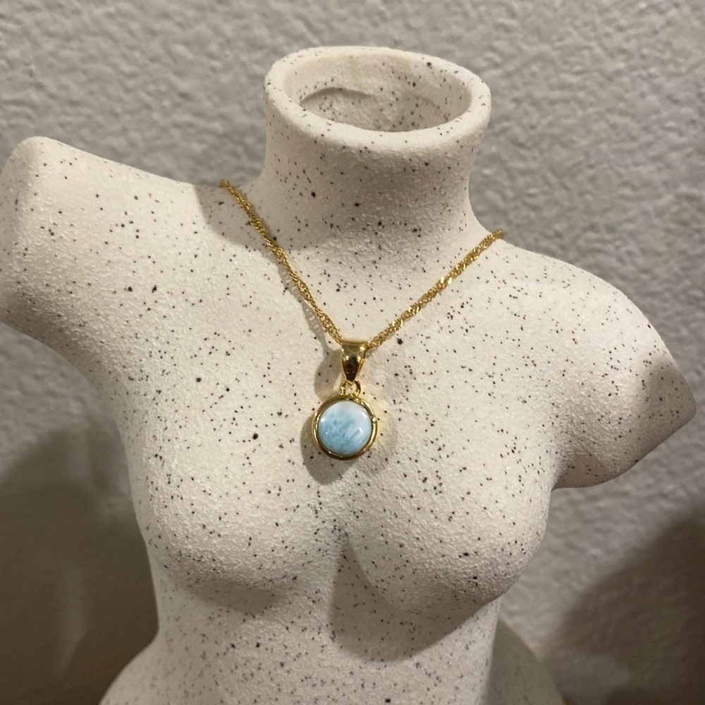 Larimar necklace